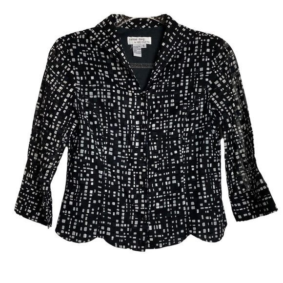 Samuel Dong Tops - Samuel Dong by Dons Collection Womens Button-Down Shirt